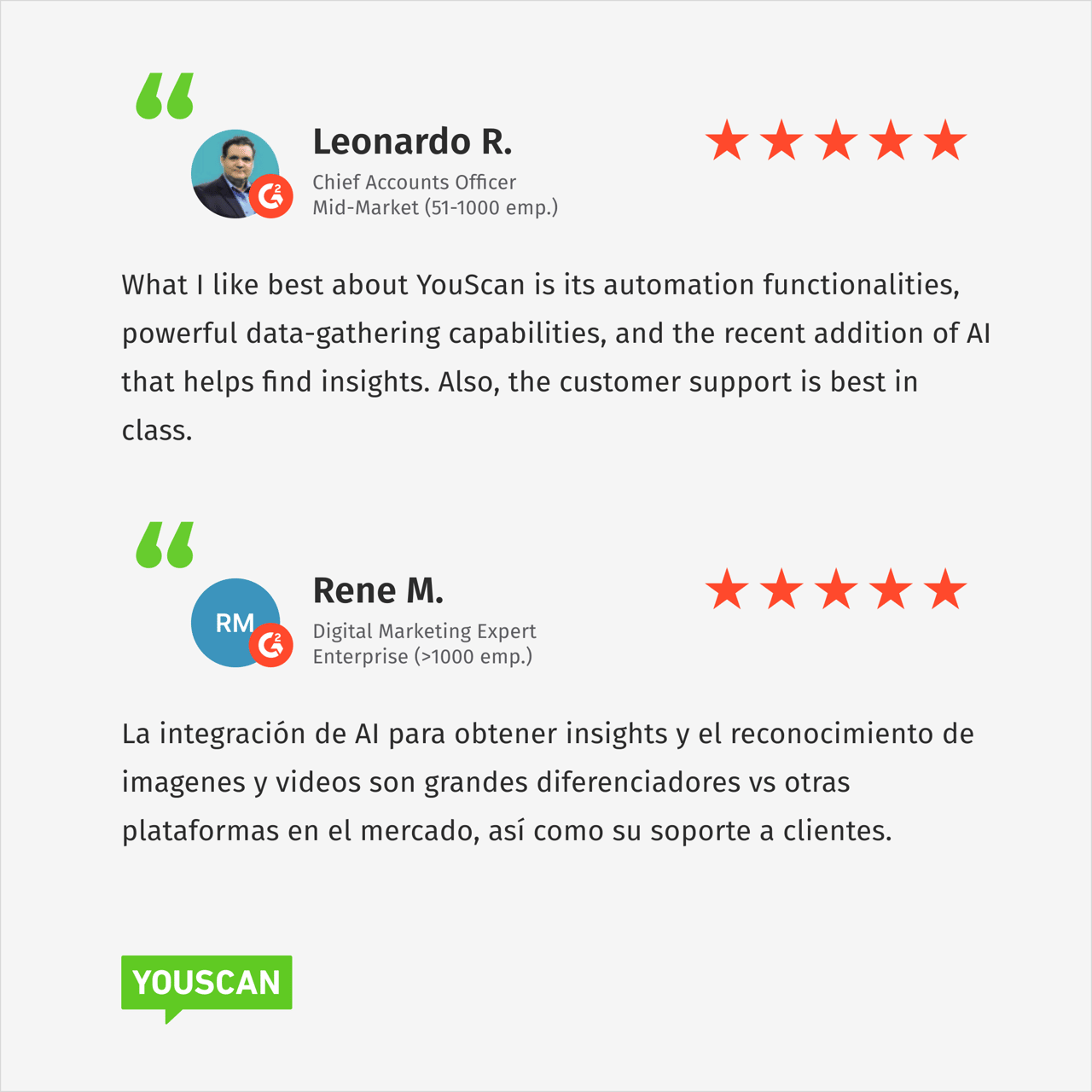 Customers feedback