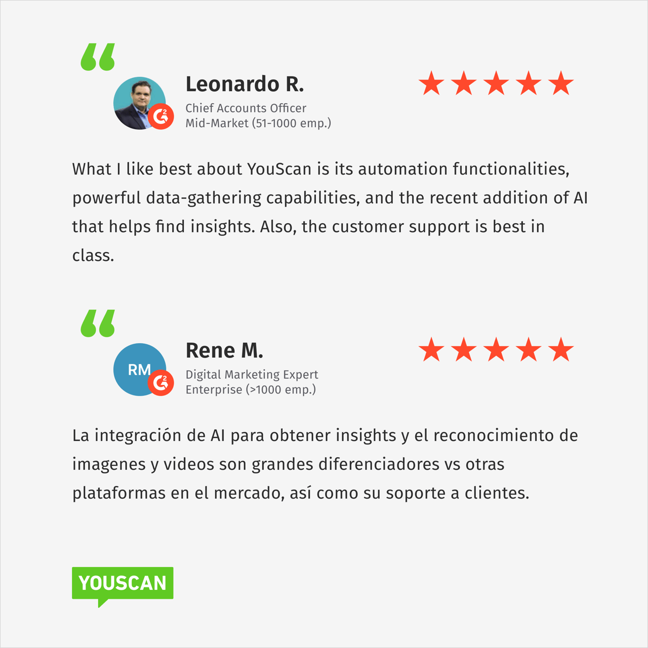 Customers feedback